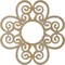Ekena Millwork Cohen Wood Fretwork Pierced Ceiling Medallion, Hickory, 22"OD x 7 1/2"ID x 3/8"T CMWP22X22X0375COHI - alternate 4